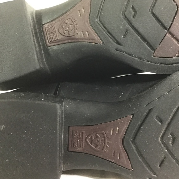 Ariat Men’s Heritage Roper Black Leather Boots - Picture 10 of 11